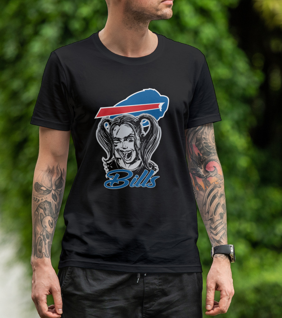 Harley Quinn Buffalo Bills Fans Bills T-Shirt