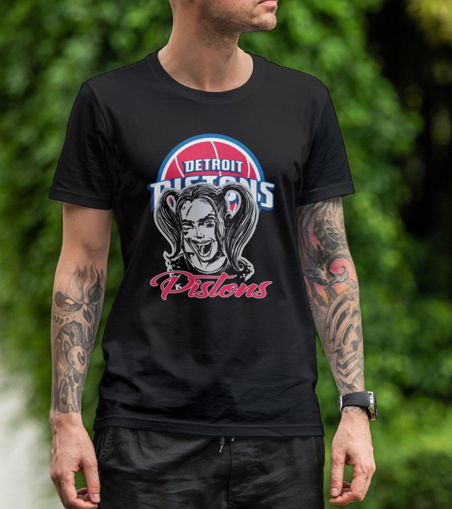 Harley Quinn Detroit Pistons Fans T-Shirt