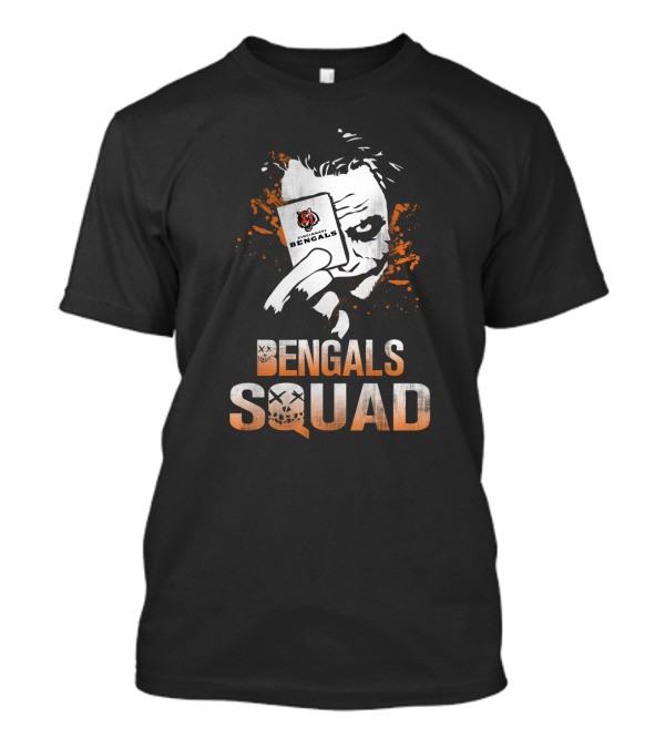 Bengals Squad Joker And Cincinnati Bengals Fans T-Shirt