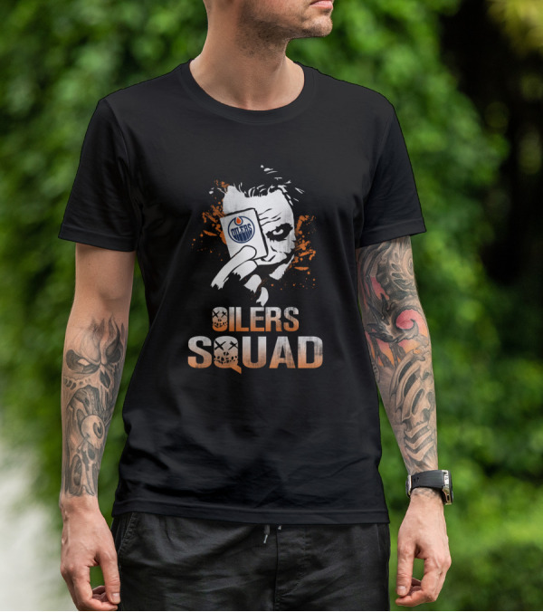 Oilers Squad Joker Card Edmonton Fans T-Shirt