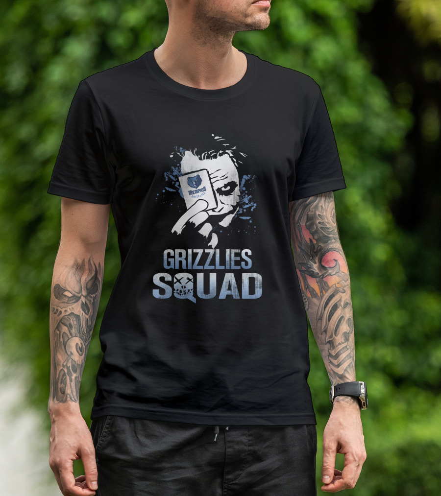 Grizzlies Squad Memphis Grizzlies Joker Fan Card T-Shirt