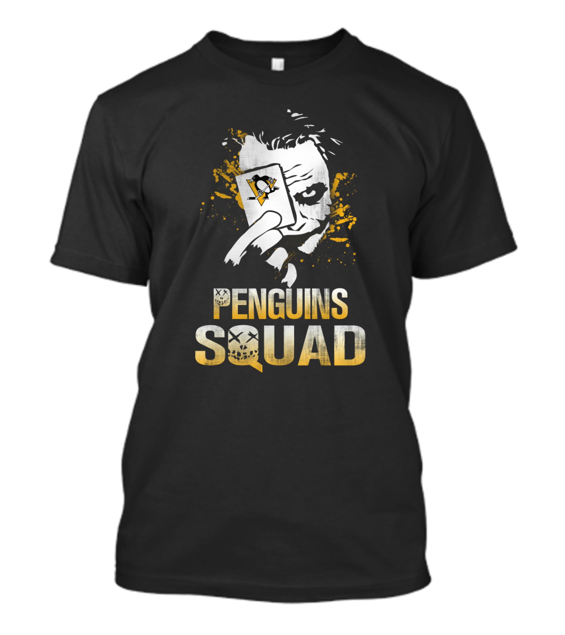 Penguins Squad Joker Card Pittsburgh Fans T-Shirt
