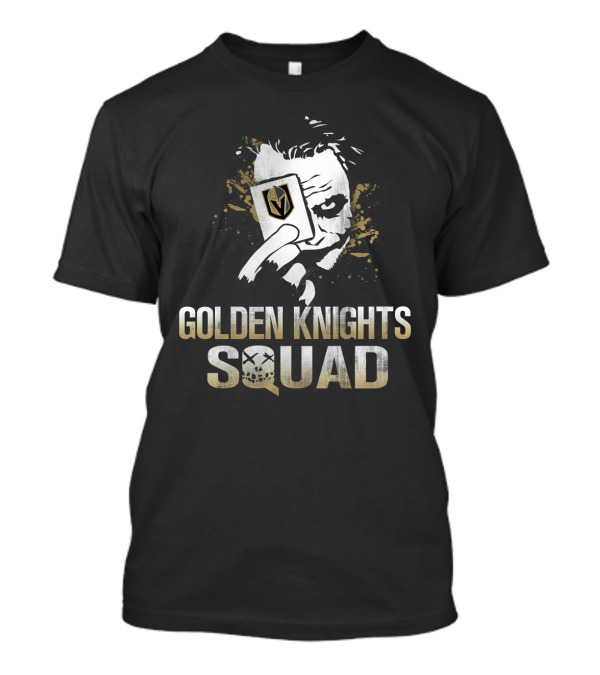 Golden Knights Squad Joker Card Face T-Shirt
