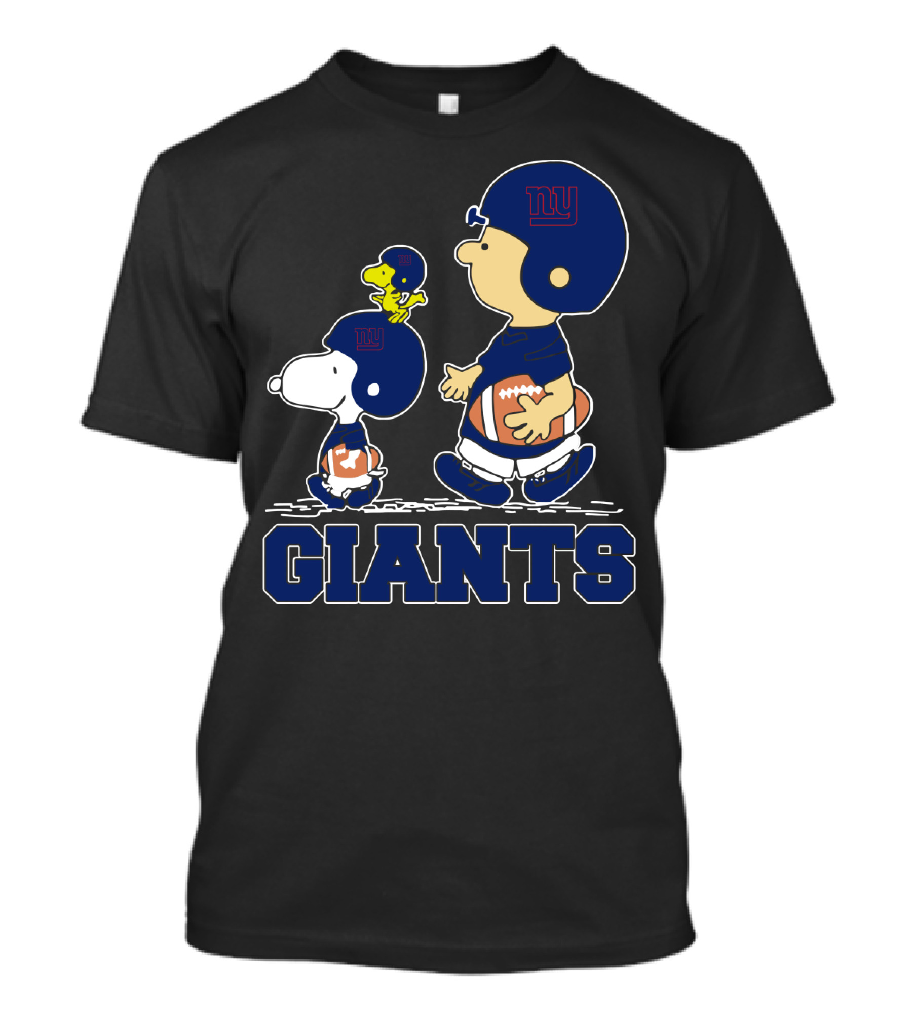 Snoopy Woodstock New York Giants Football Fans T-Shirt