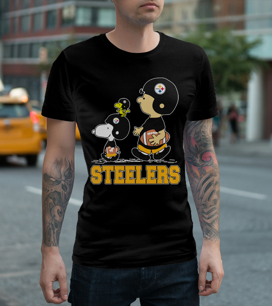Snoopy Steelers Football Pittsburgh Fans T-Shirt