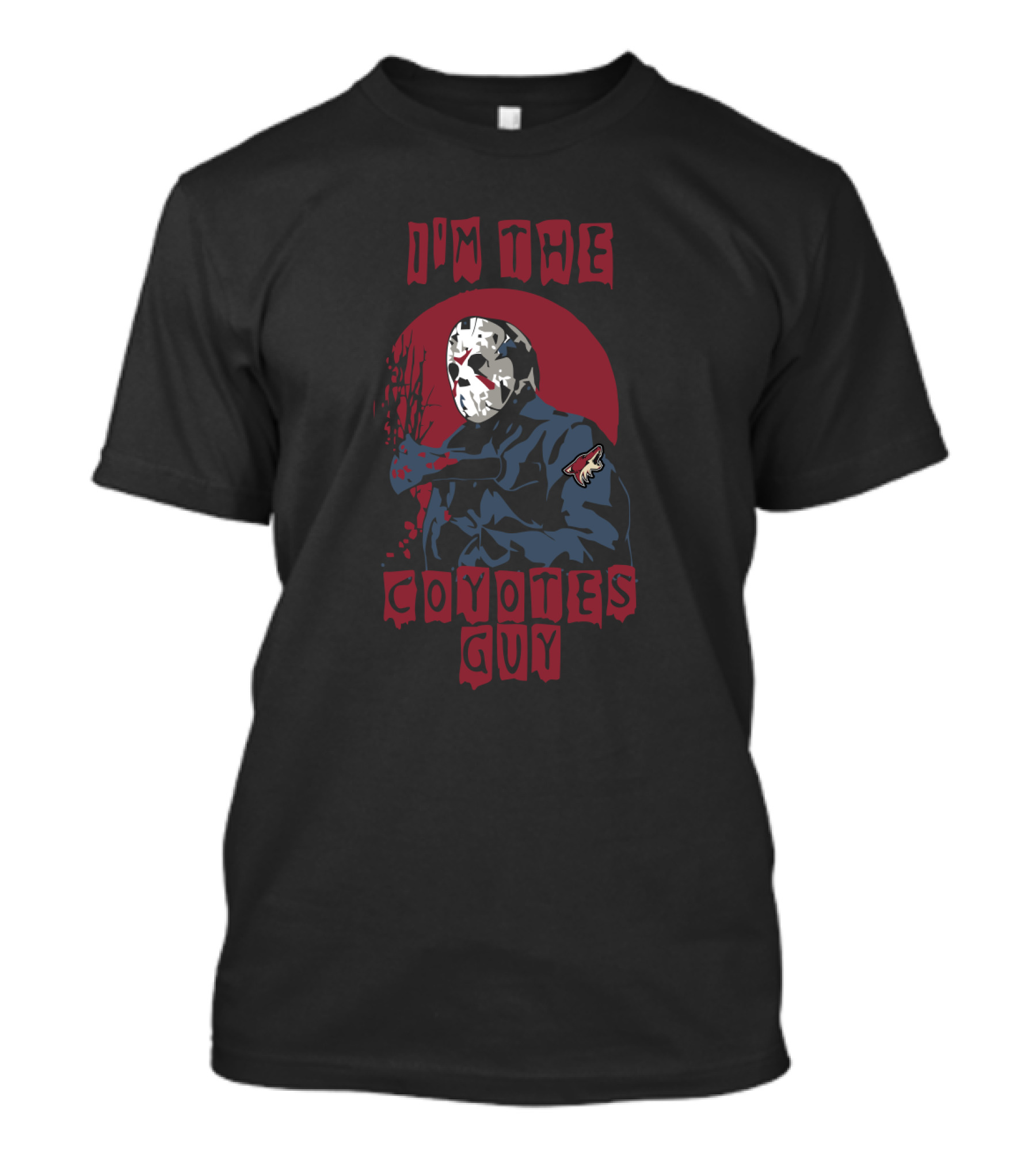 I'm The Coyotes Guy Jason Voorhees Arizona Coyotes Iconic Mask T-Shirt