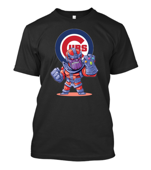 Chicago Cubs Fans With Thanos Infinity Gauntlet T-Shirt