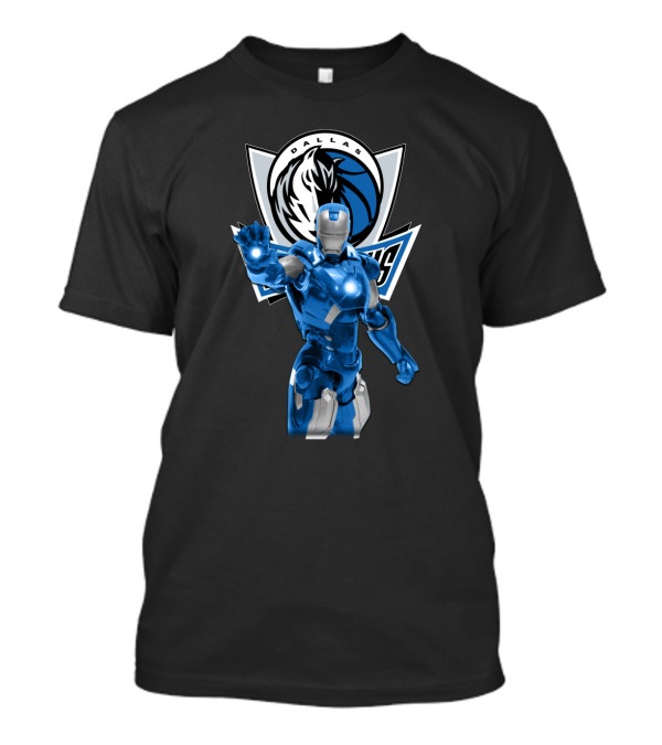 Iron Man Dallas Mavericks Fans T-Shirt