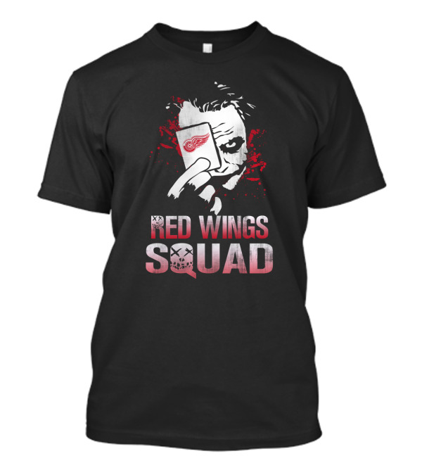 Red Wings Squad Joker Card Fans T-Shirt