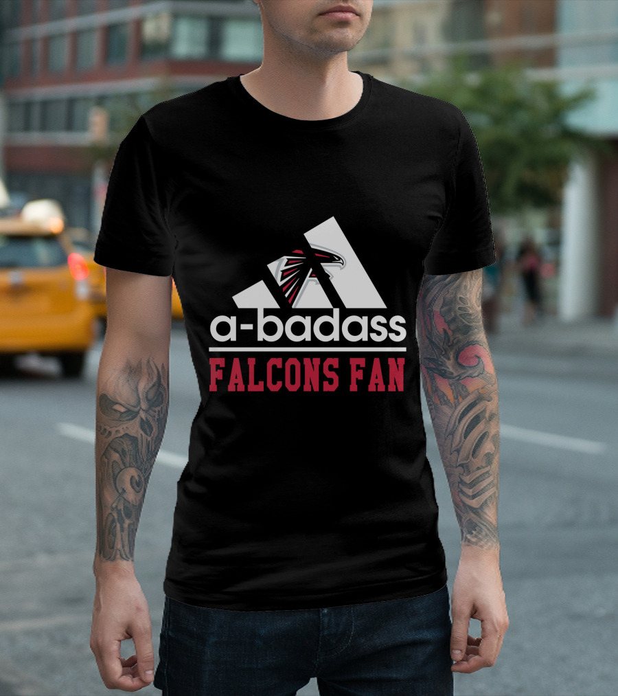 A-Badass Falcons Fan Atlanta Falcons Cool For Fans T-Shirt