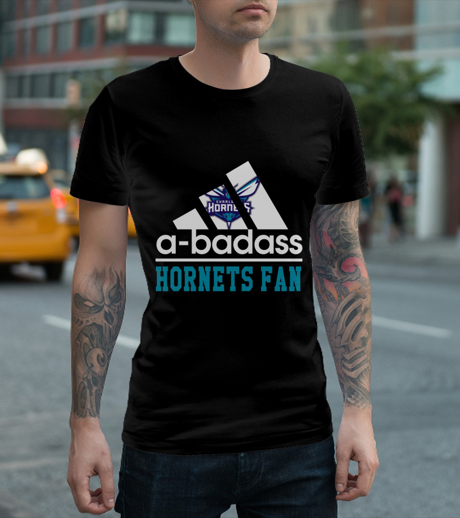 Charlotte Hornets Badass Hornets Fan T-Shirt