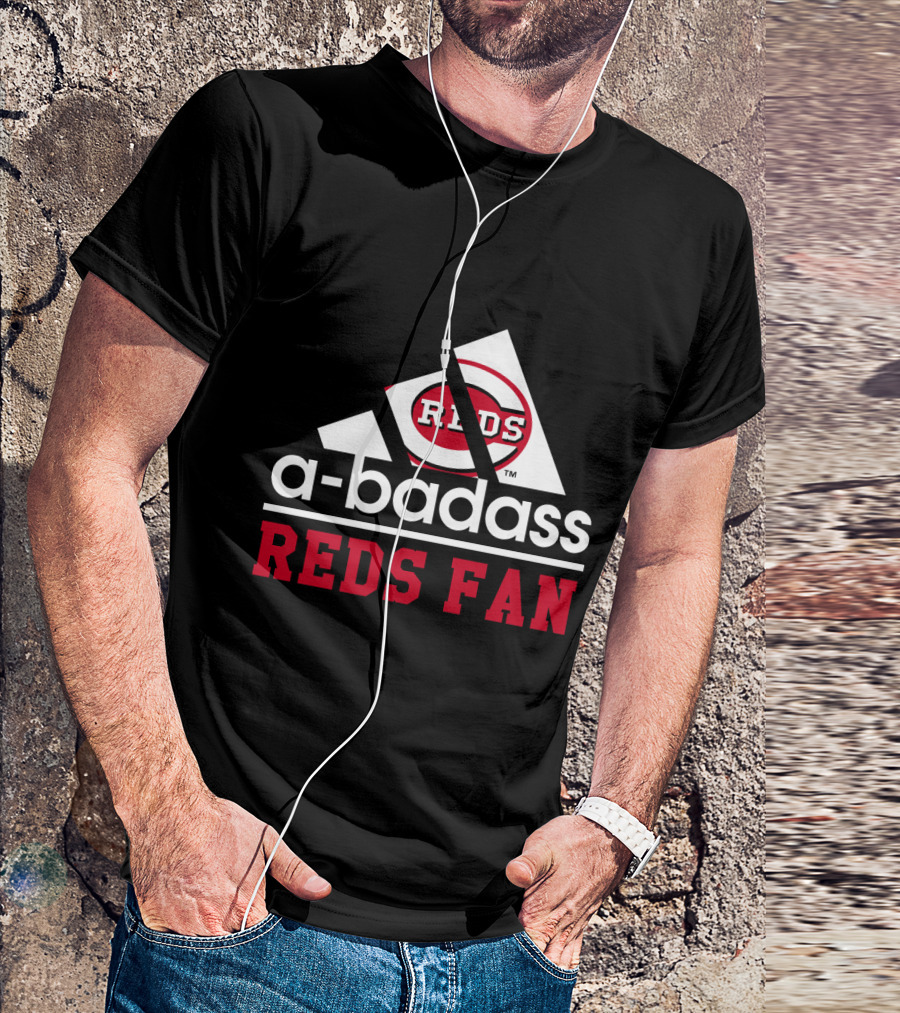 Cincinnati Reds Fan A-Badass Reds T-Shirt