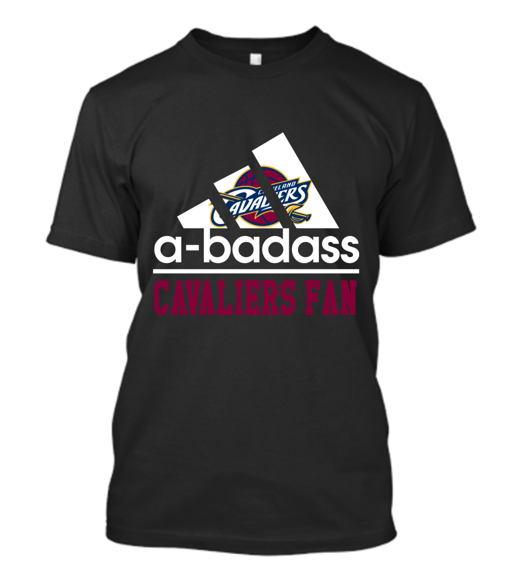 Cleveland Cavaliers A-Badass Cavaliers Fan T-Shirt