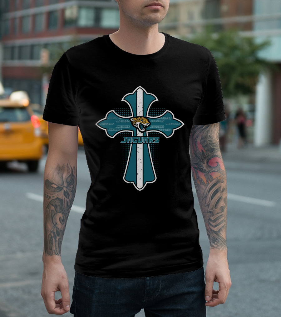 Jaguars Cross Logo Jacksonville Jaguars T-Shirt