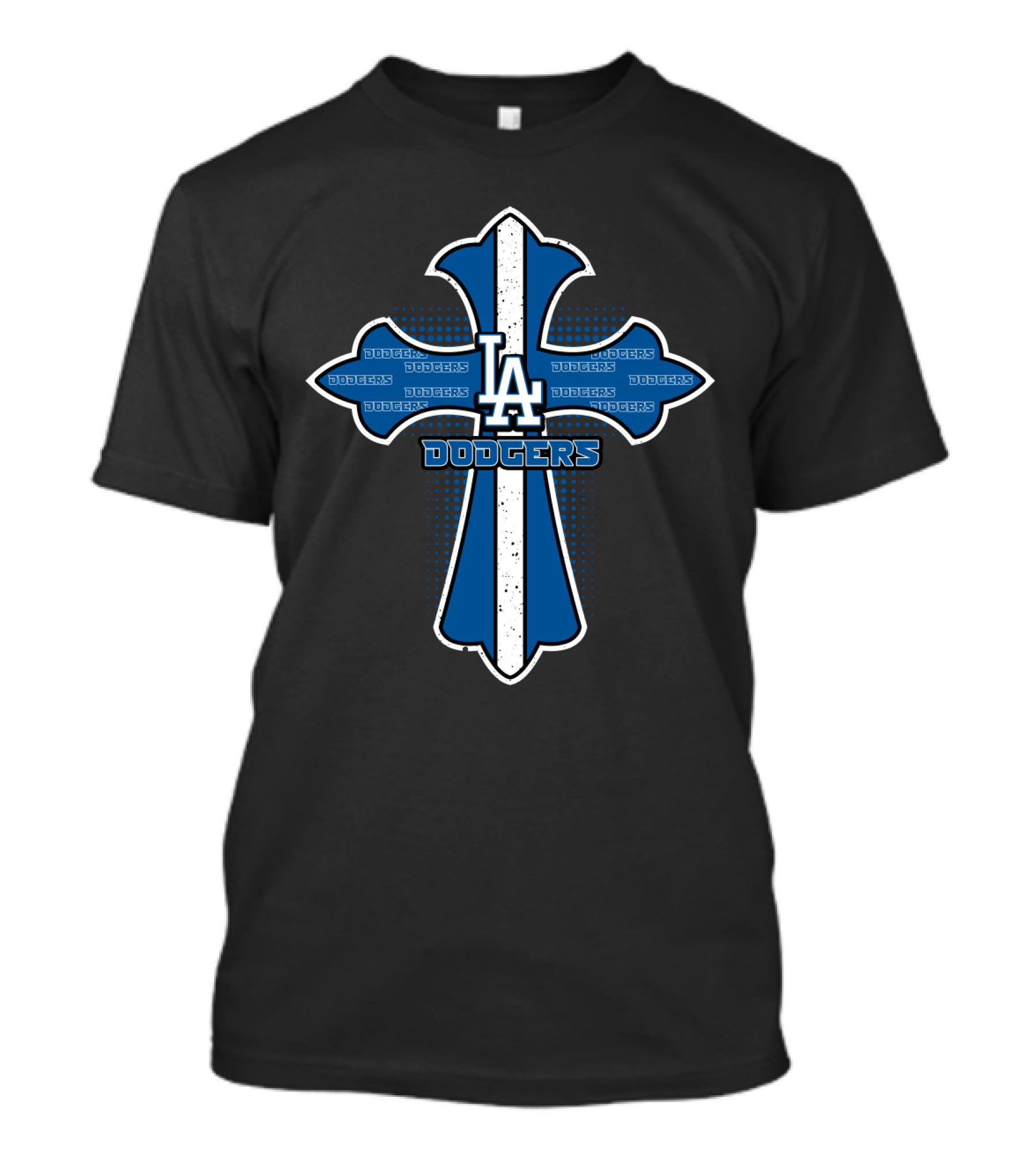 Cross La Dodgers Fans Jesus Dodgers La T-Shirt