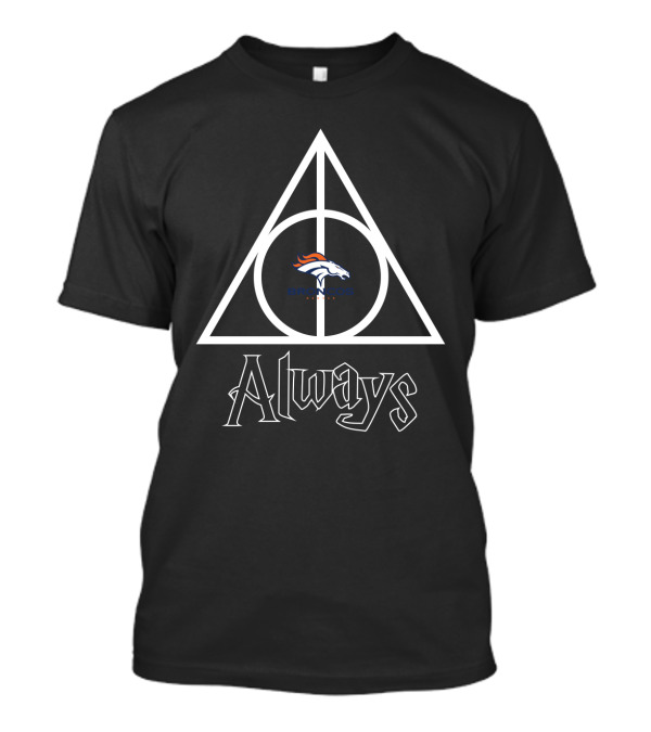 Deathly Hallows Always Denver Broncos T-Shirt
