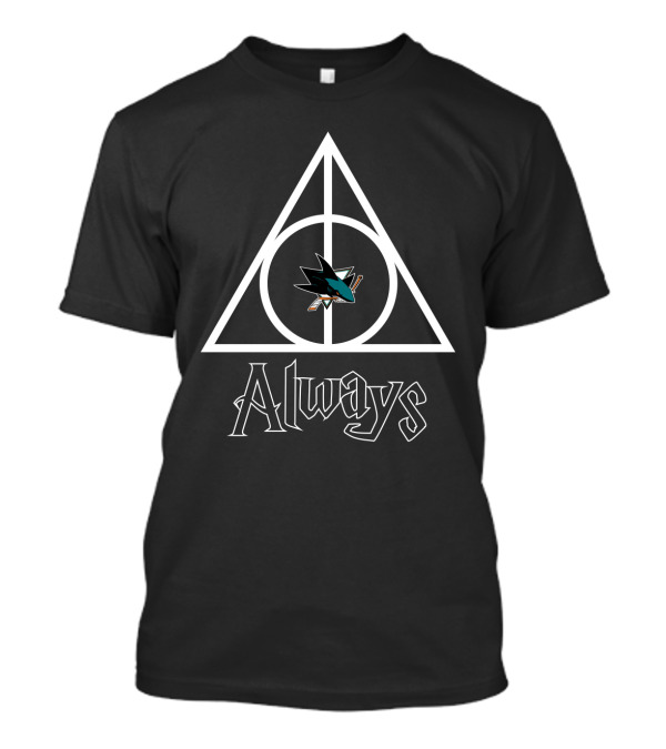 Always Deathly Hallows San Jose Sharks T-Shirt