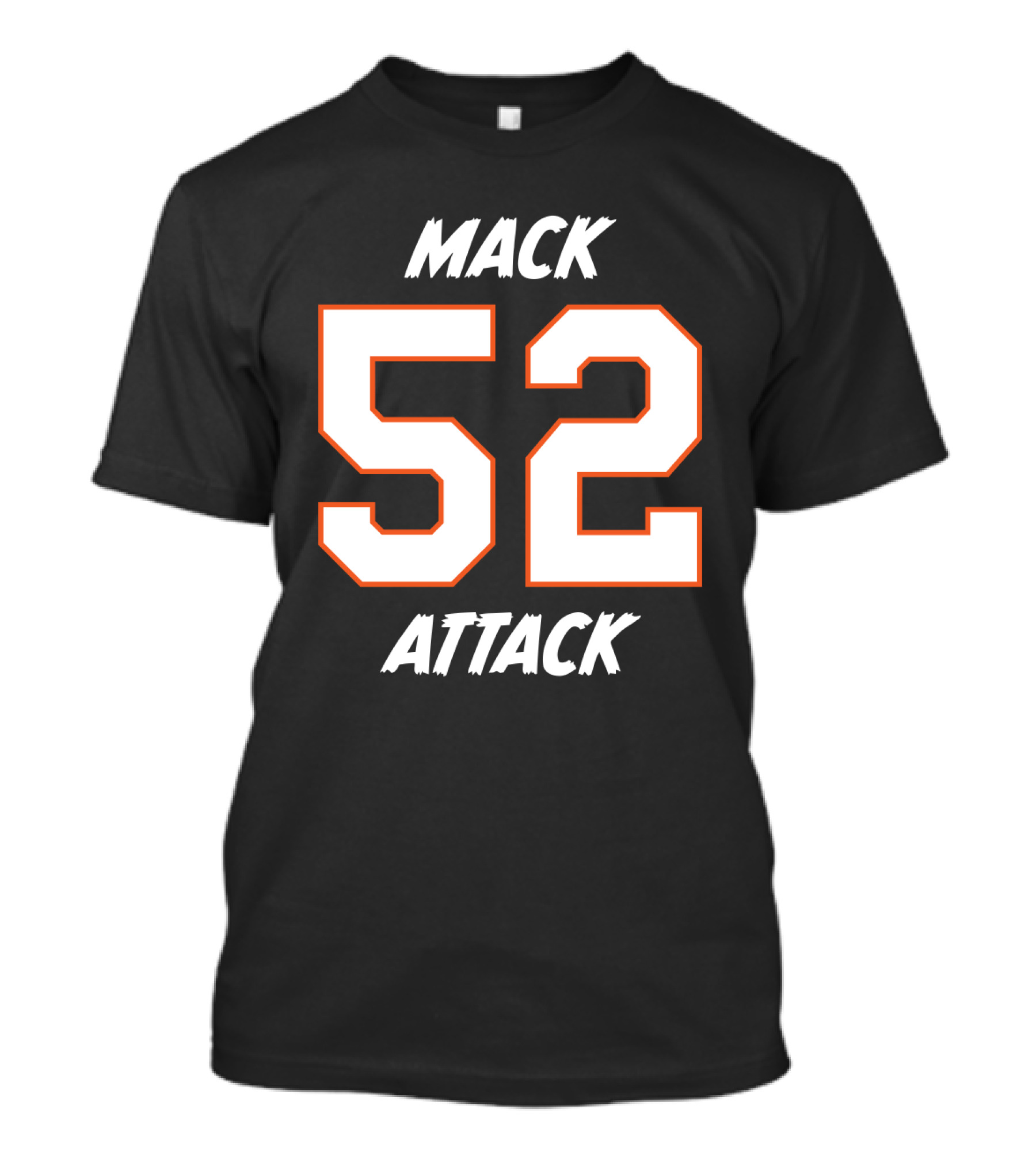 Mack Attack 52 Football Chicago Player Fan Gear T-Shirt