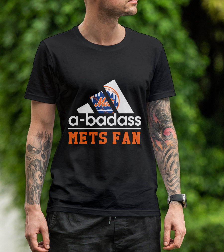 A-Badass Mets Fan New York Mets T-Shirt