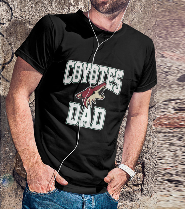 Arizona Coyotes Dad Hockey Team Fan T-Shirt