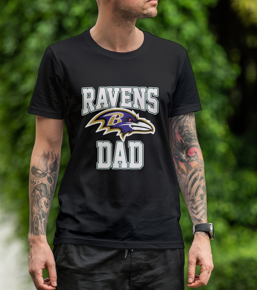 Baltimore Ravens Dad Father's Day Gift T-Shirt
