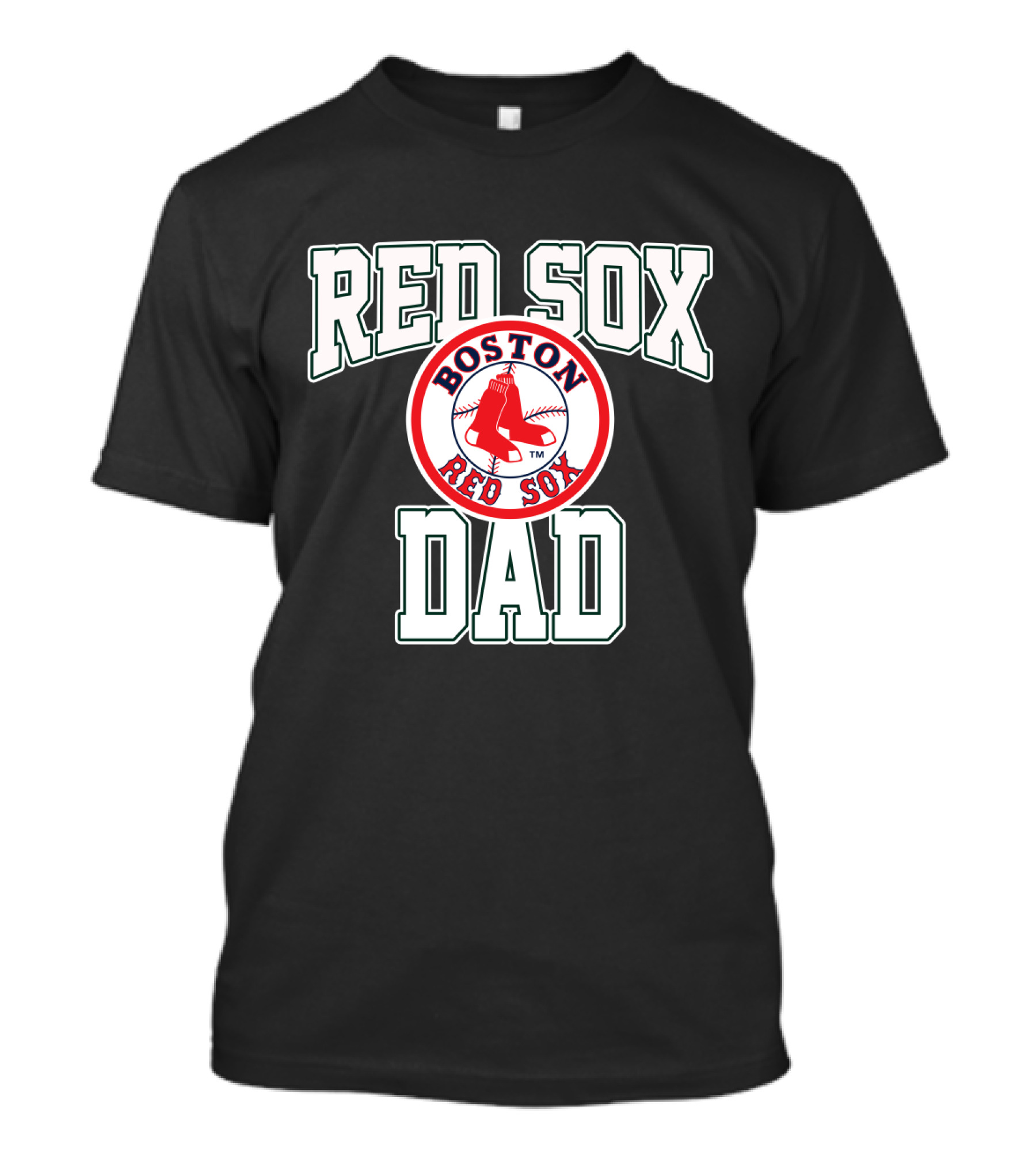 Boston Red Sox Dad Baseball Fan T-Shirt
