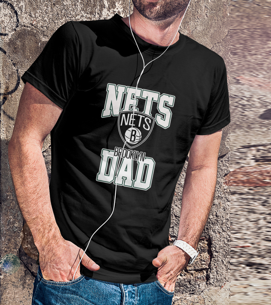 Nets Brooklyn Dad Father's Day Basketball Fan T-Shirt