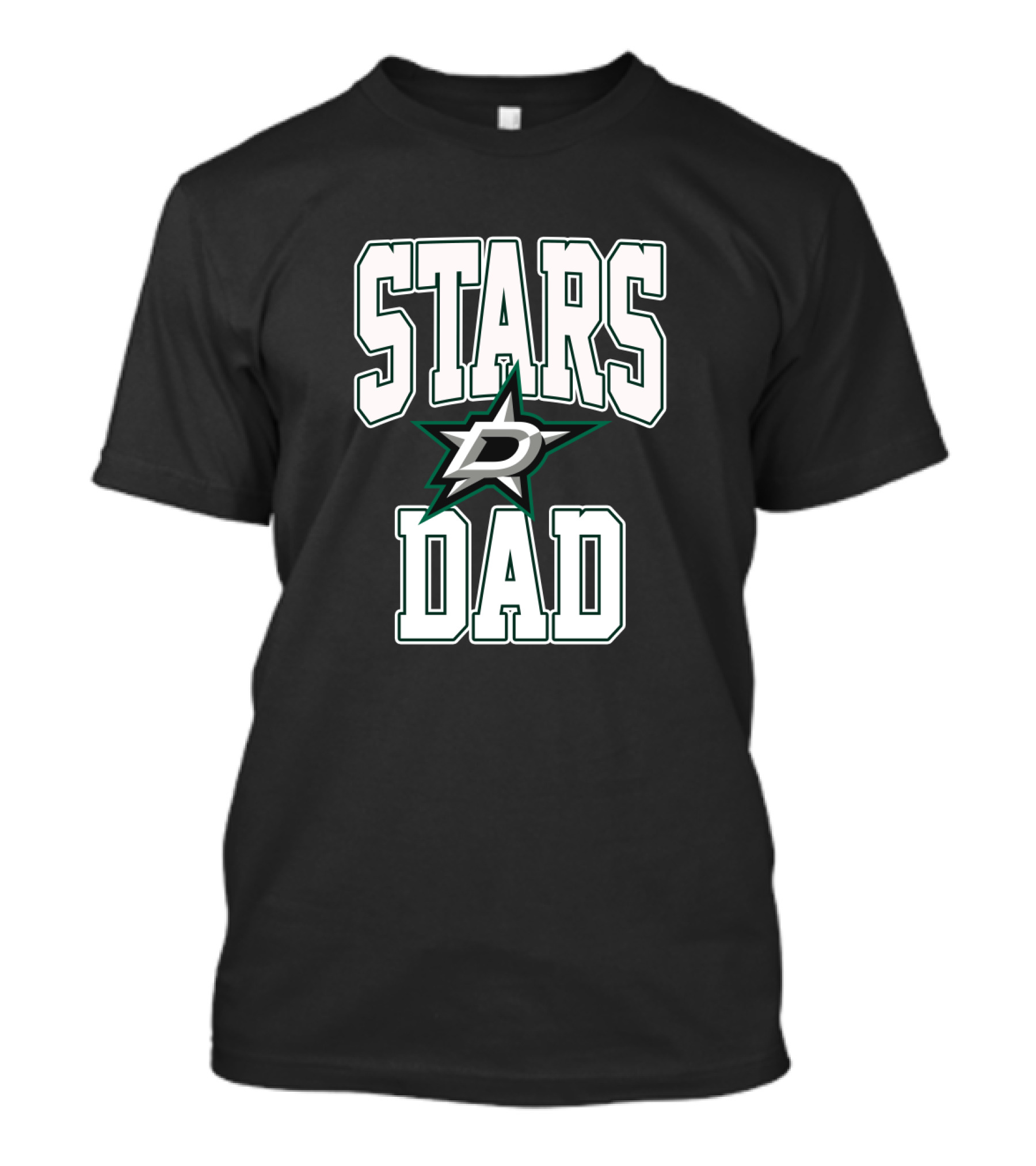 Stars Dad Dallas Hockey Team T-Shirt