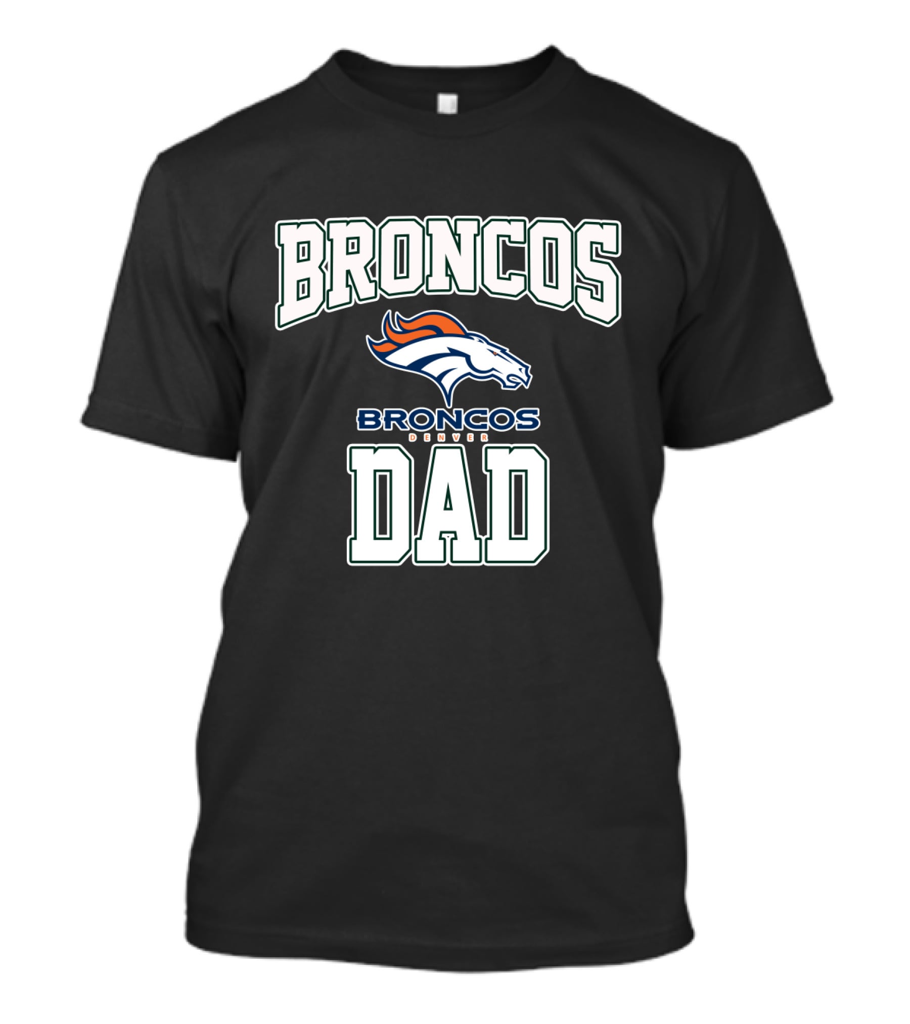 Broncos Denver Dad Father's Day T-Shirt