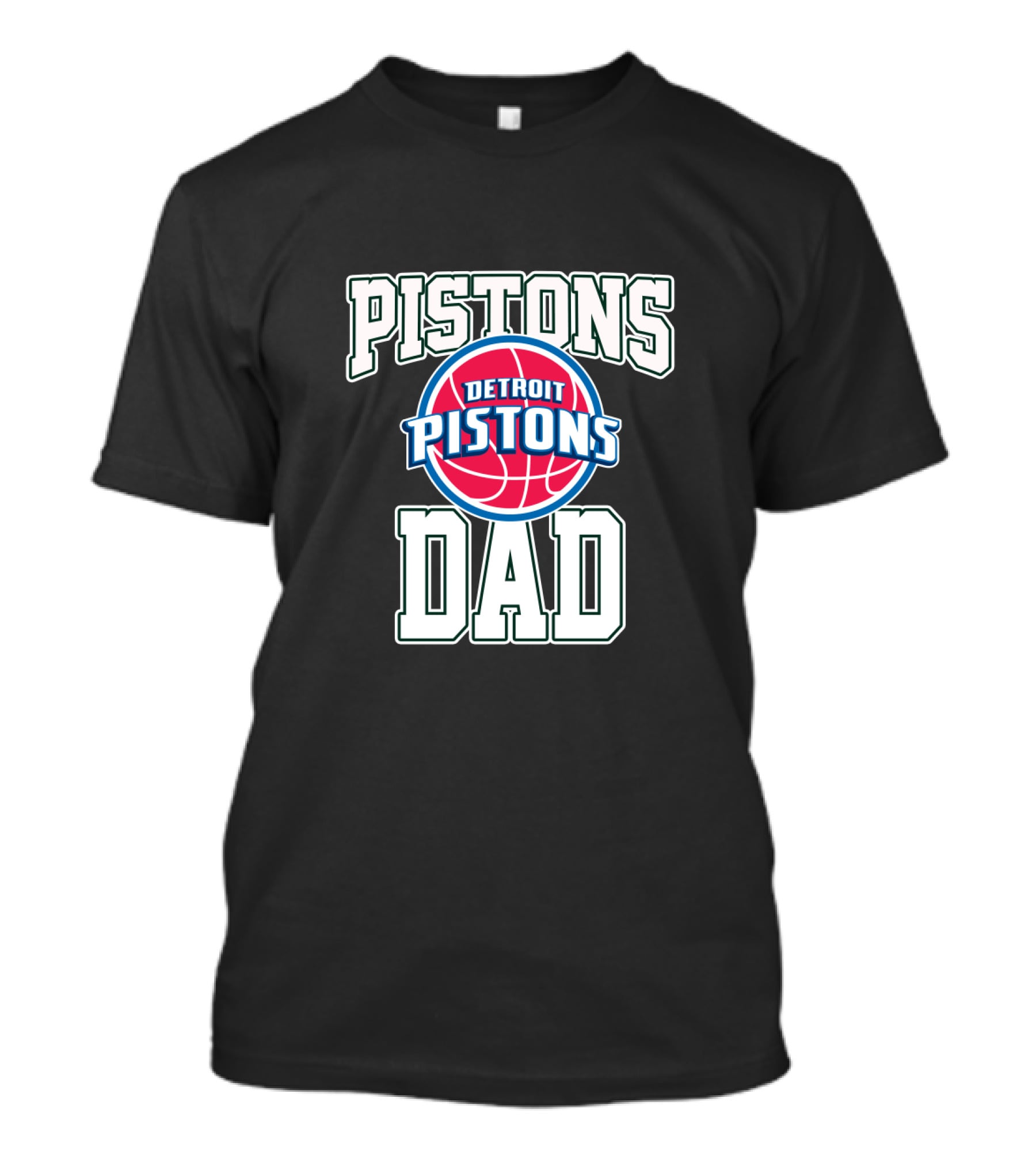 Pistons Dad Detroit Pistons Father's Day T-Shirt