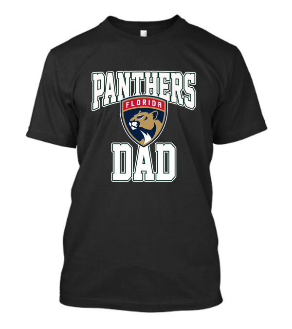 Florida Panthers Dad Sports Logo Fan Gear T-Shirt
