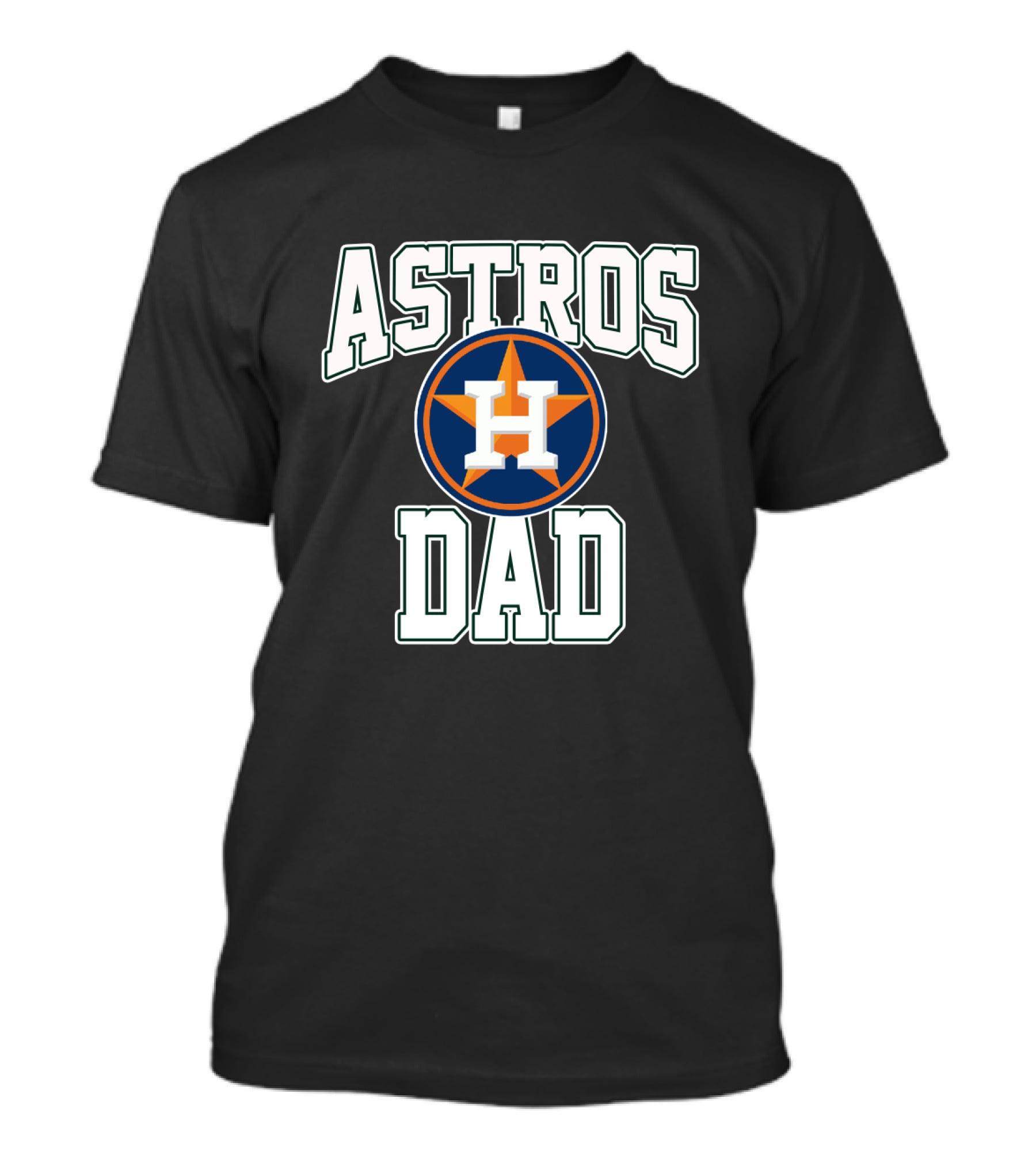 Astros Dad Houston Father's Day Gift Idea T-Shirt