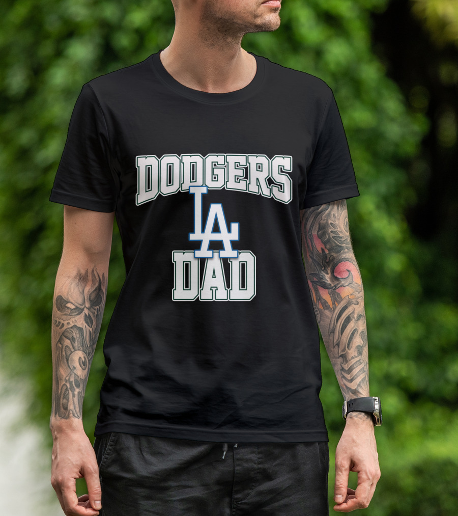 Dodgers LA Dad Baseball T-Shirt