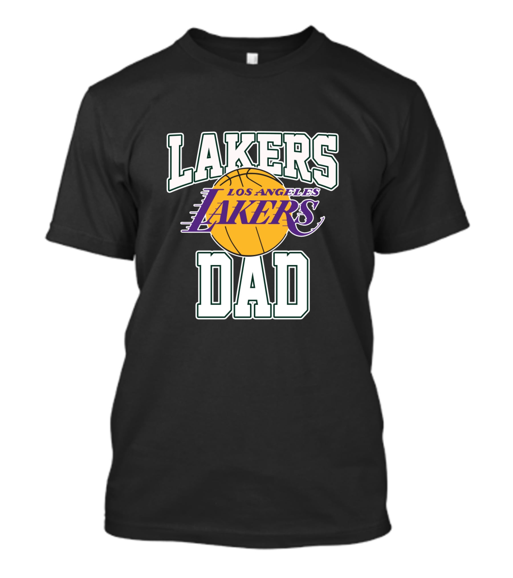 Los Angeles Lakers Best Dad Father's Day T-Shirt