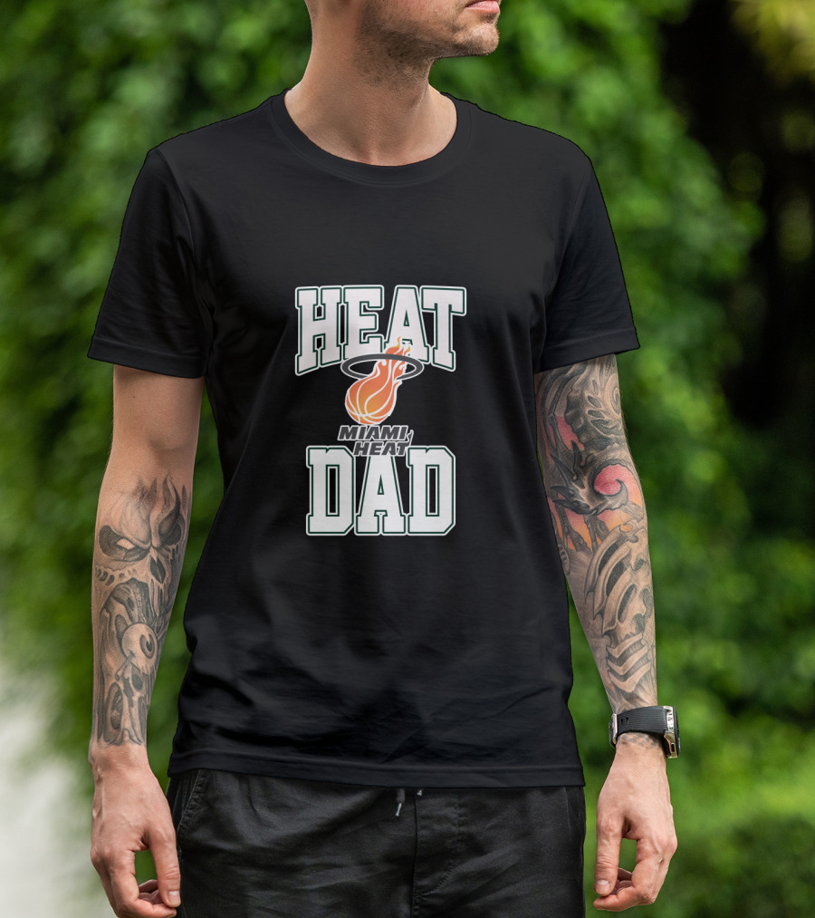 Miami Heat Dad Best Father's Day Gift T-Shirt