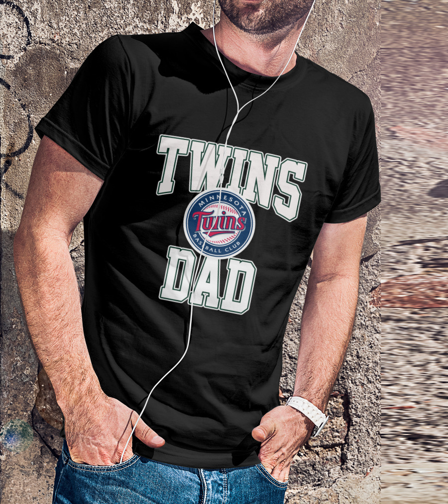 Minnesota Twins Baseball Club Dad Fan Twins T-Shirt