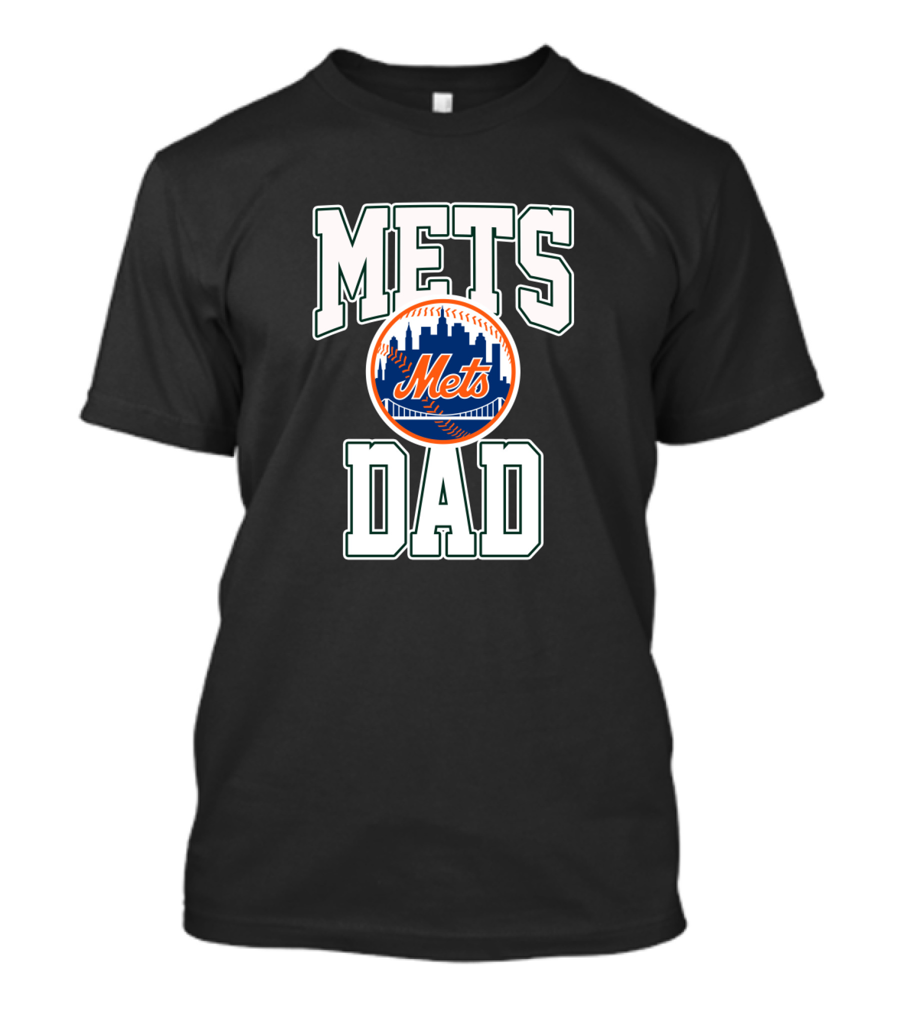 New York Mets Dad Baseball Fan Tee With Iconic Team T-Shirt