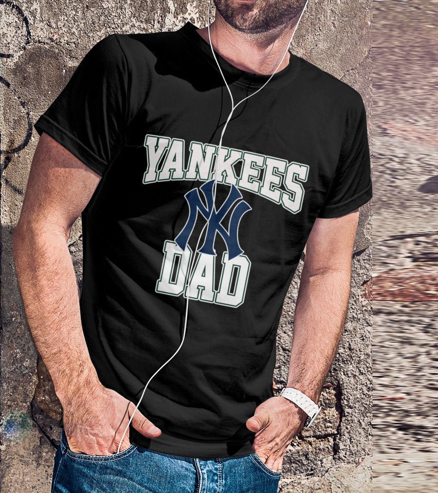 Yankees Dad New York Yankees Fan Apparel Iconic Dad Champion T-Shirt