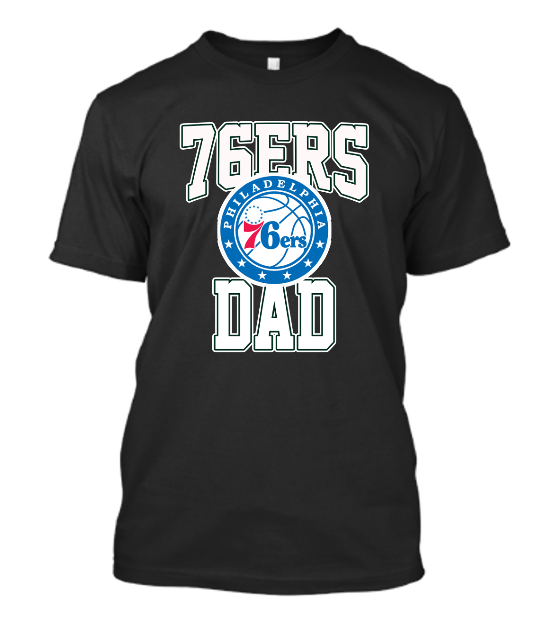 76ers Dad Philadelphia 76ers Father's Day T-Shirt