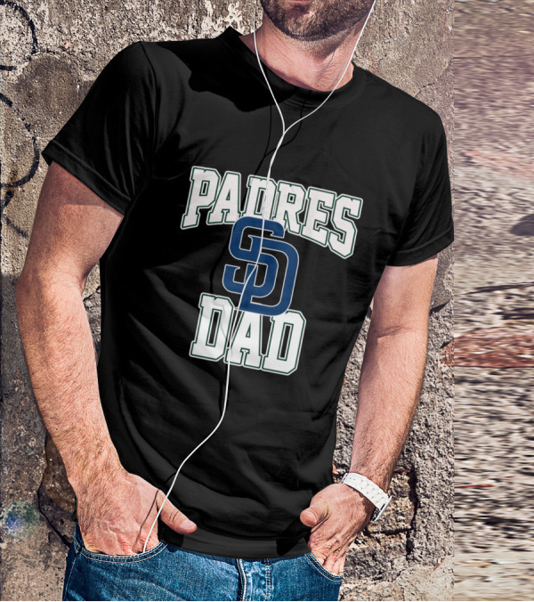 Padres Dad San Diego Baseball Fan Gear T-Shirt