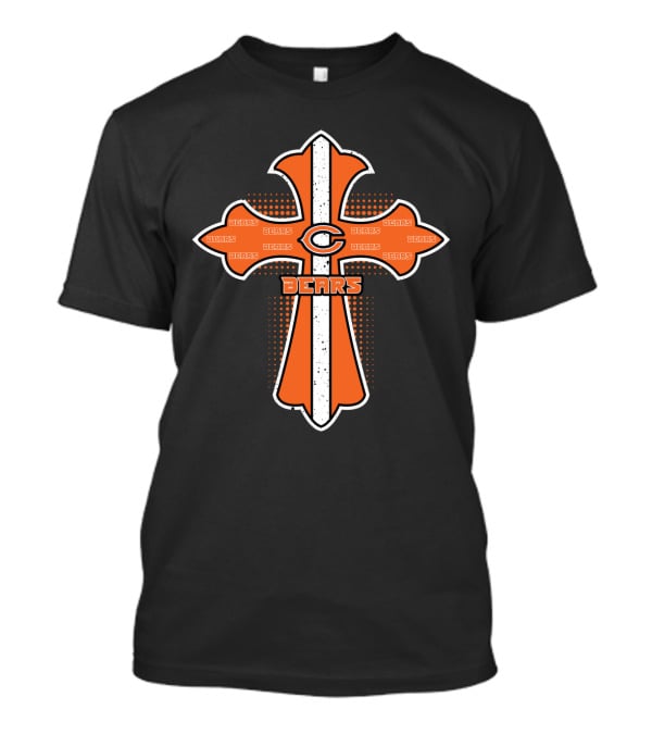 Cross Bears Jesus Chicago Fans T-Shirt