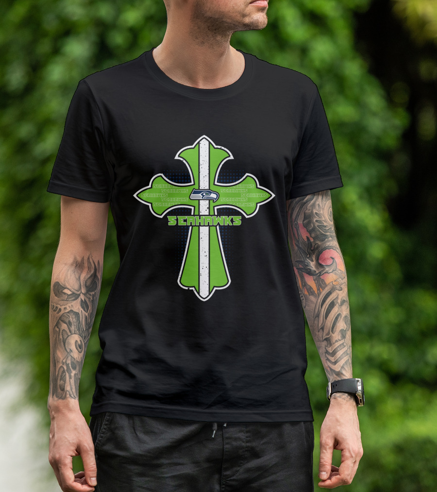 Seahawks Cross For Jesus Seattle Fans T-Shirt