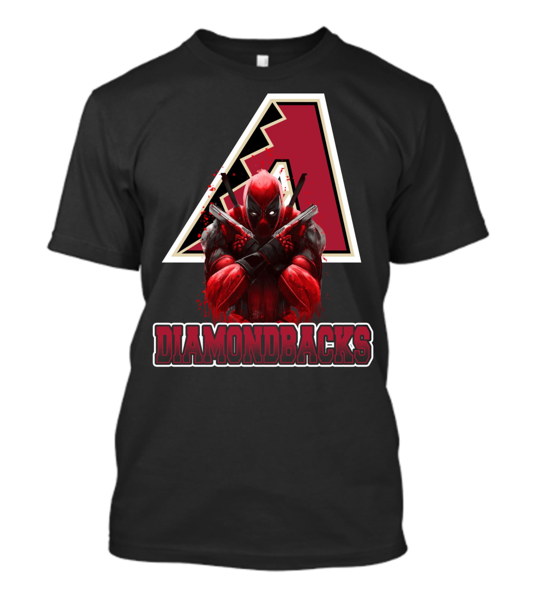 Arizona Diamondbacks Marvel Crossover With Deadpool T-Shirt