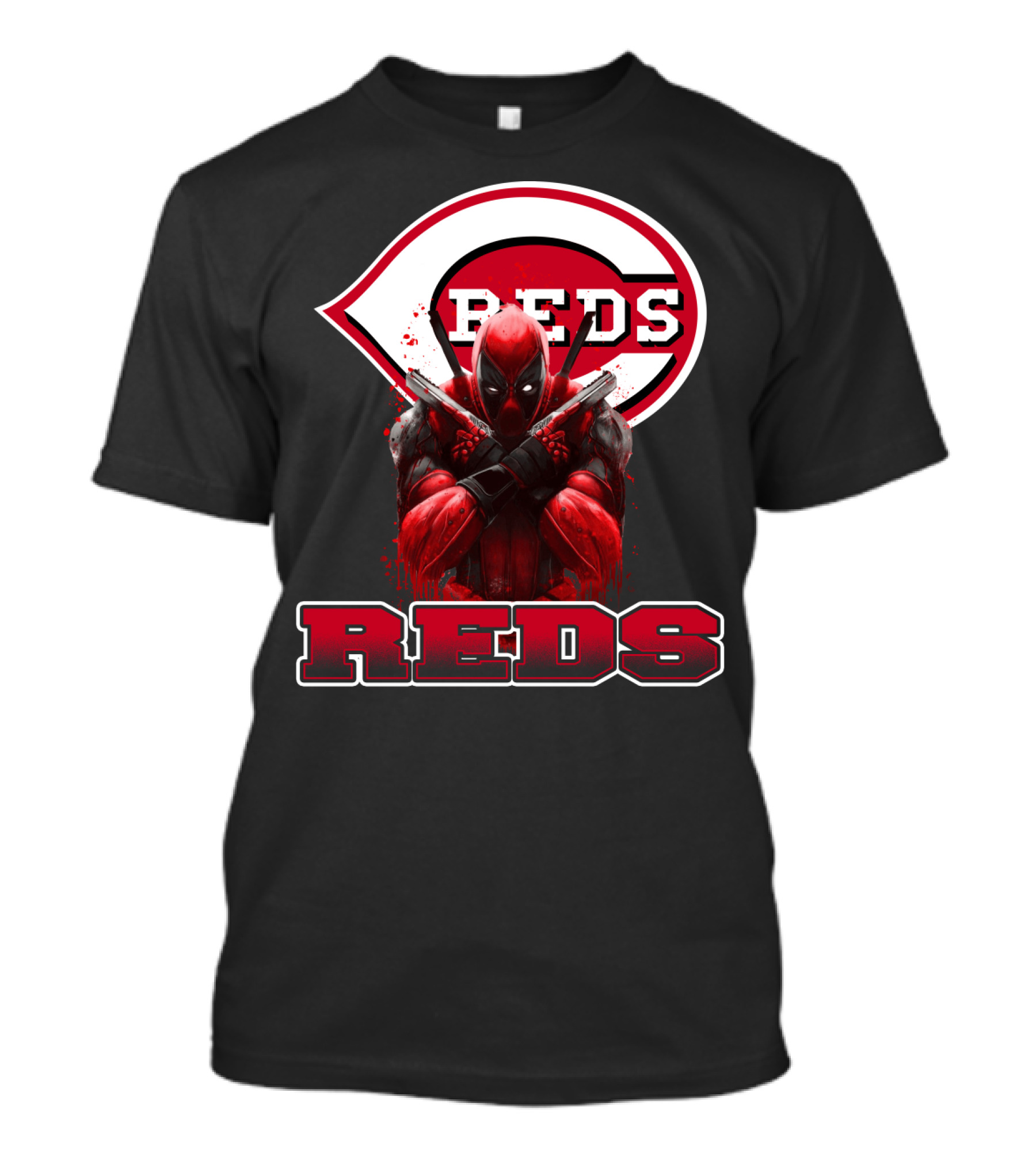 Cincinnati Reds Deadpool Crossover Fan Favorite T-Shirt