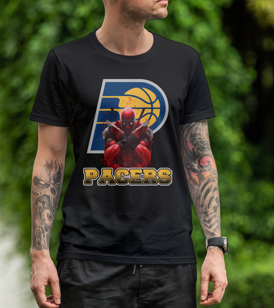 Indiana Pacers Deadpool Crossover For Fans T-Shirt