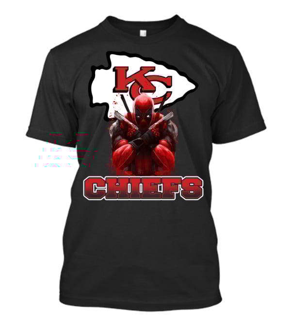 Kansas City Chiefs Deadpool Crossover Fan T-Shirt