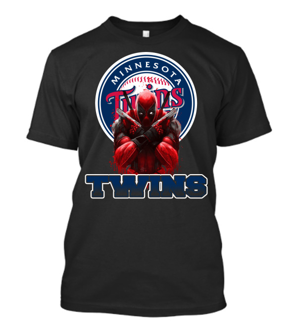 Minnesota Twins Deadpool Crossover For Fans T-Shirt