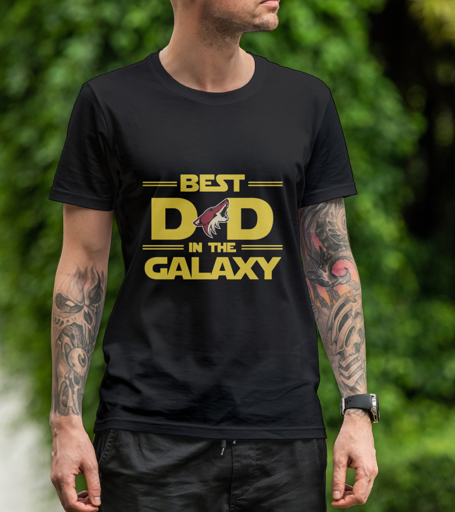 Best Arizona Coyotes Dad In The Galaxy Star Wars Inspired T-Shirt