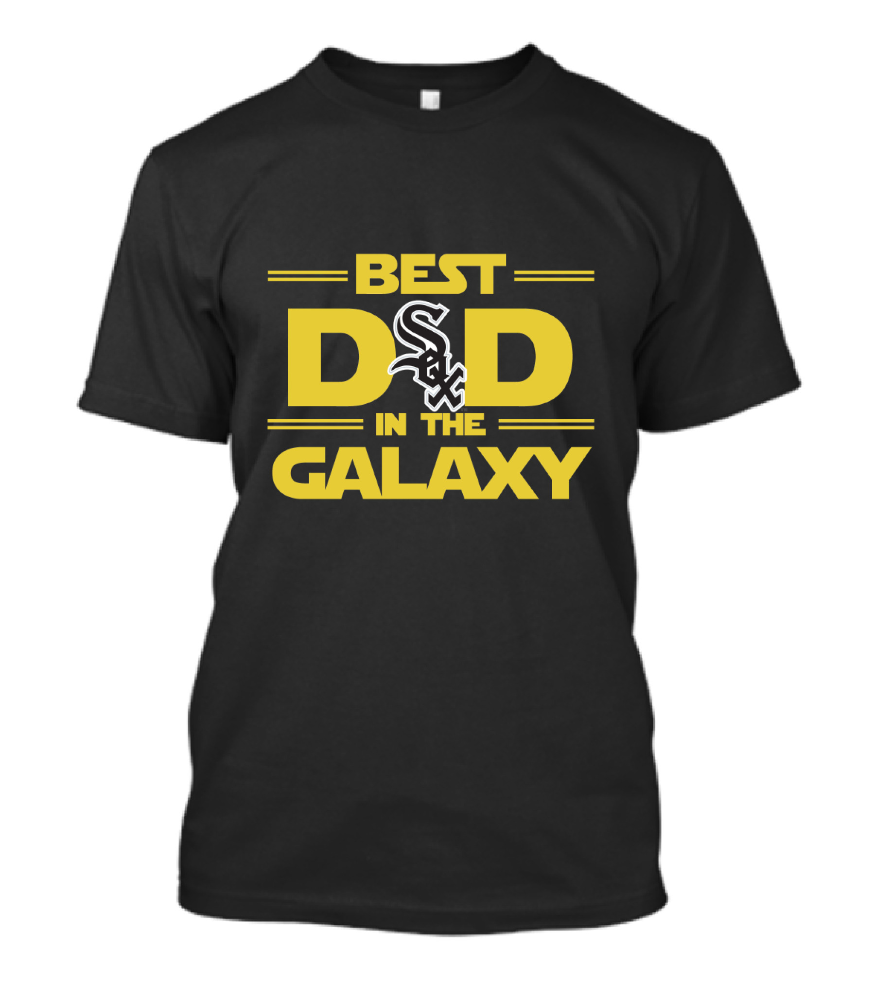 Best Dad In The Galaxy Chicago White Sox T-Shirt