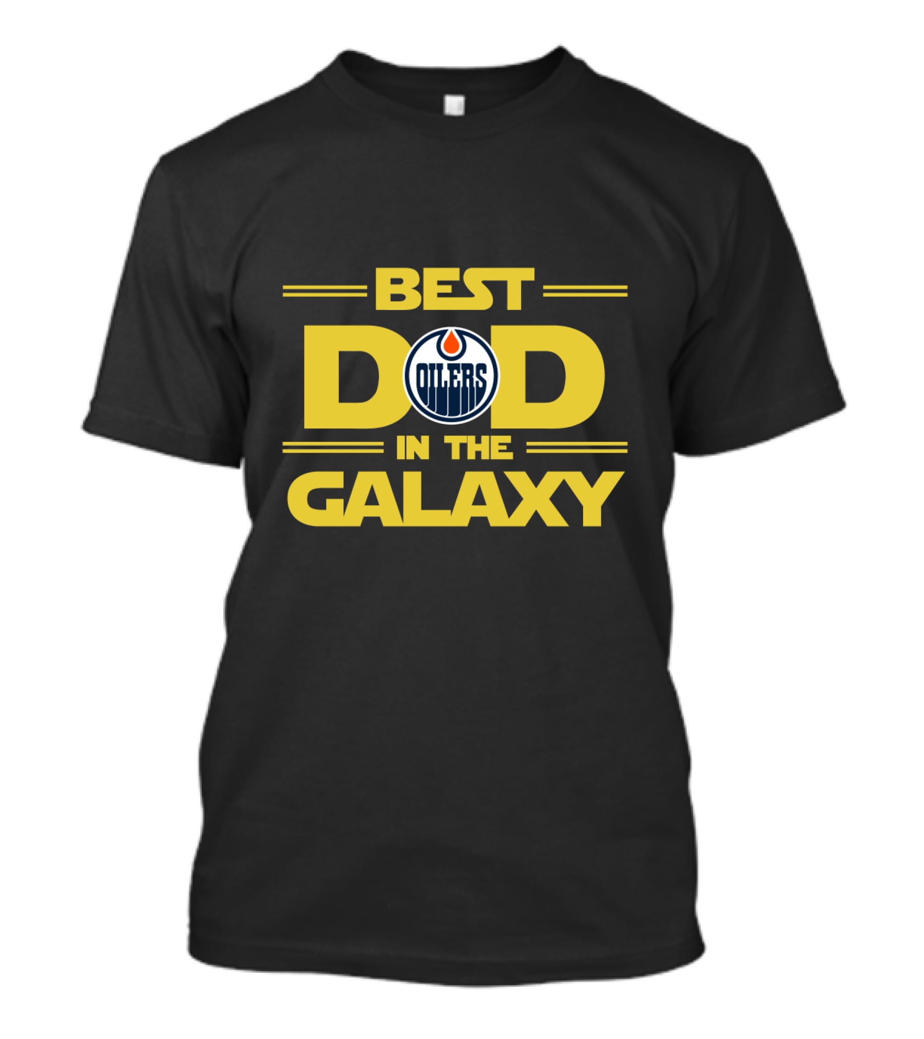 Best Edmonton Oilers Dad In The Galaxy With Iconic Oilers T-Shirt